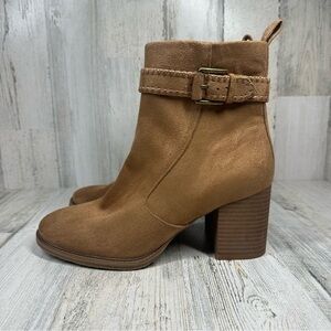 NEW Zodiac Women's Rexx Tan‎ Brown Suede Leather Ankle Boots #1335